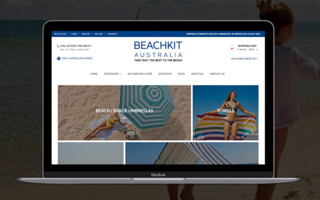 Beachkit Mornington Peninsula Website Design