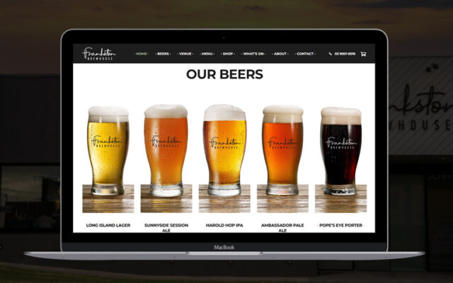 frankston brewhouse web design